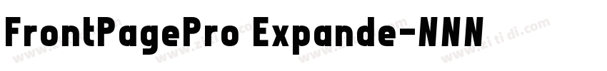 FrontPagePro Expande字体转换
